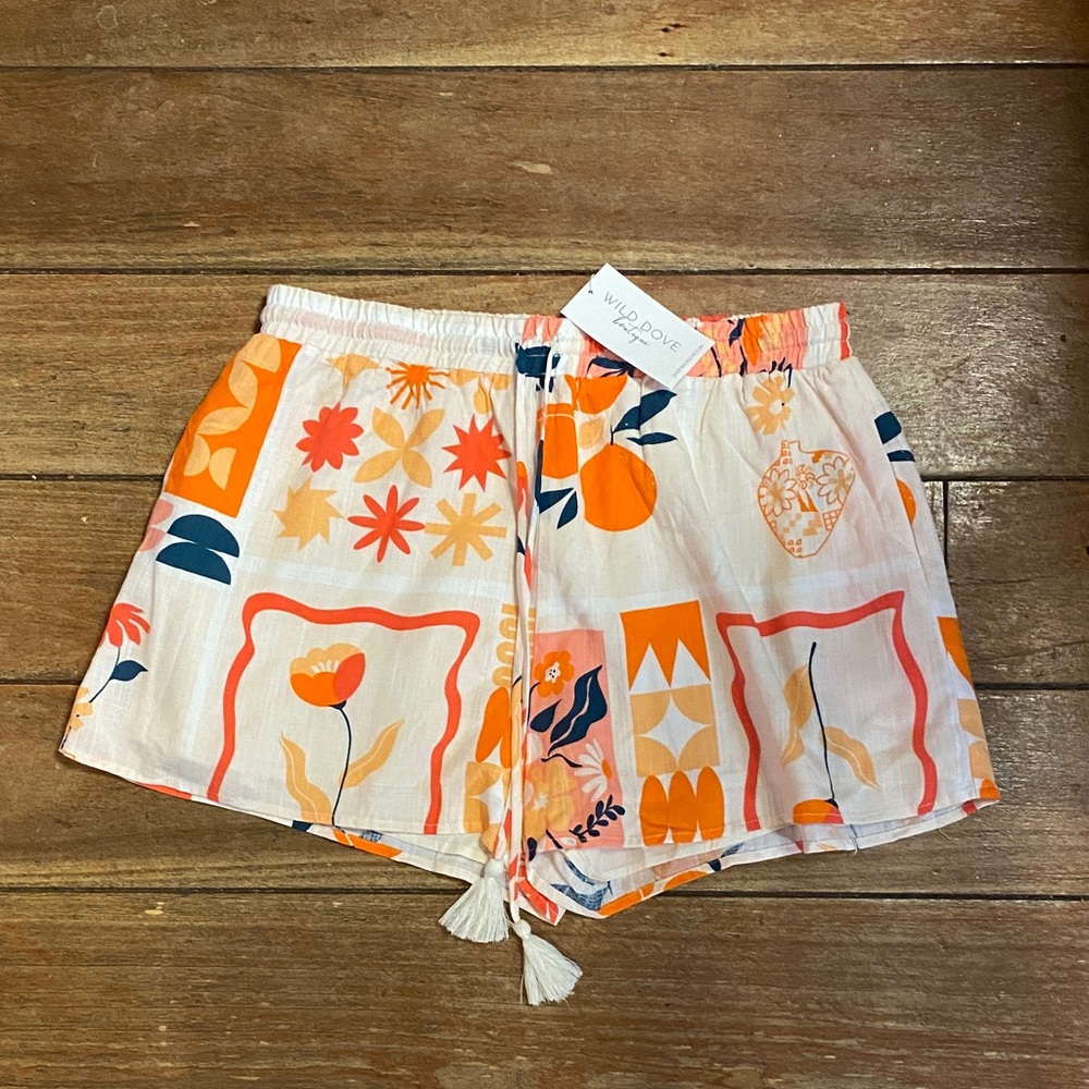 Wren Multicolor Patterned Women Shorts